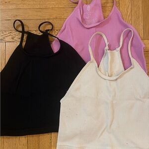 FP Movement Women's Crop Tops - Black, Pink, and White